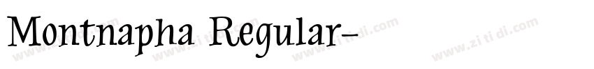 Montnapha Regular字体转换